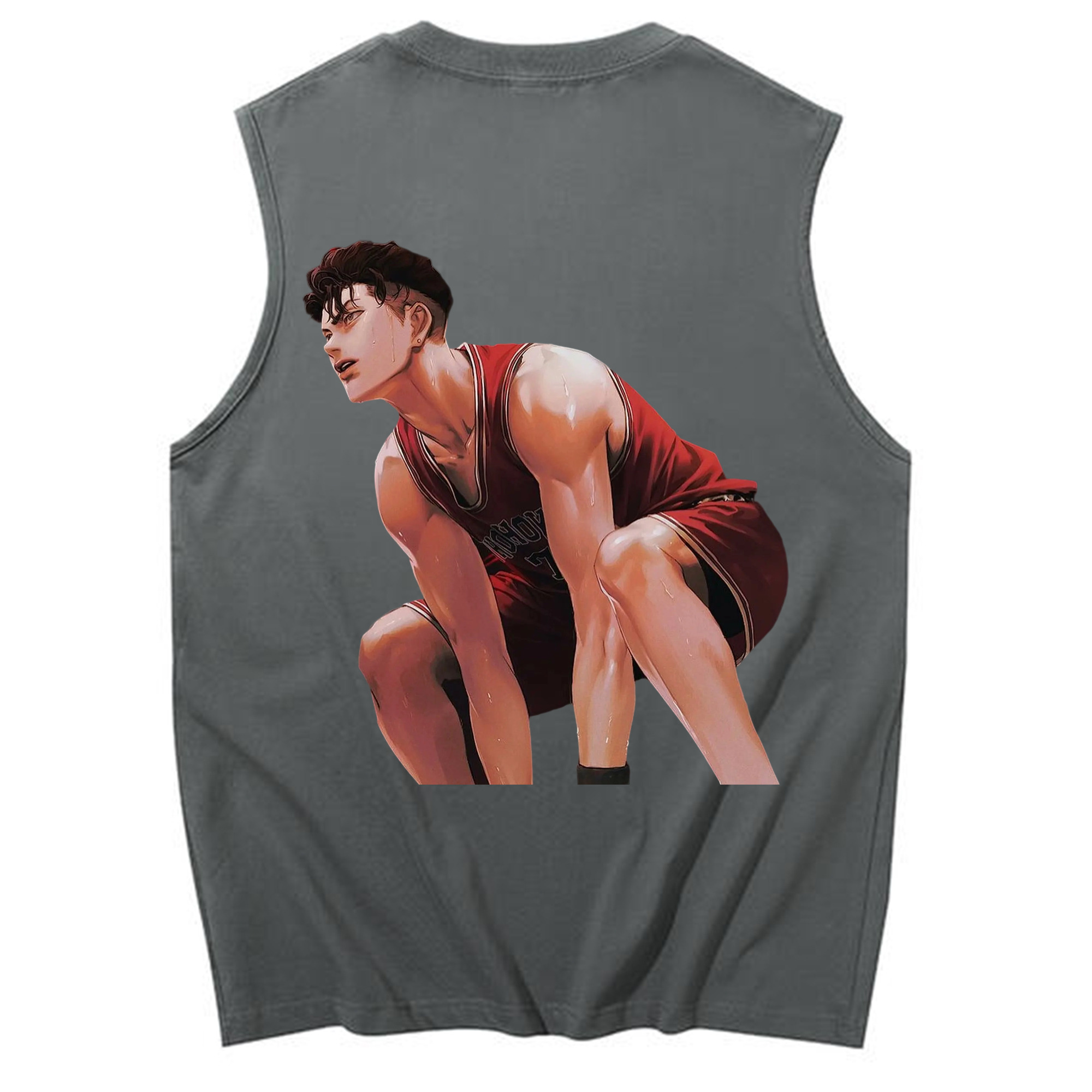 （画像用） SLAM DUNK／スラムダンク コットン100％タンクトップ（背面プリント）